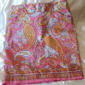 Charter Club Paisley Skirt - 8P